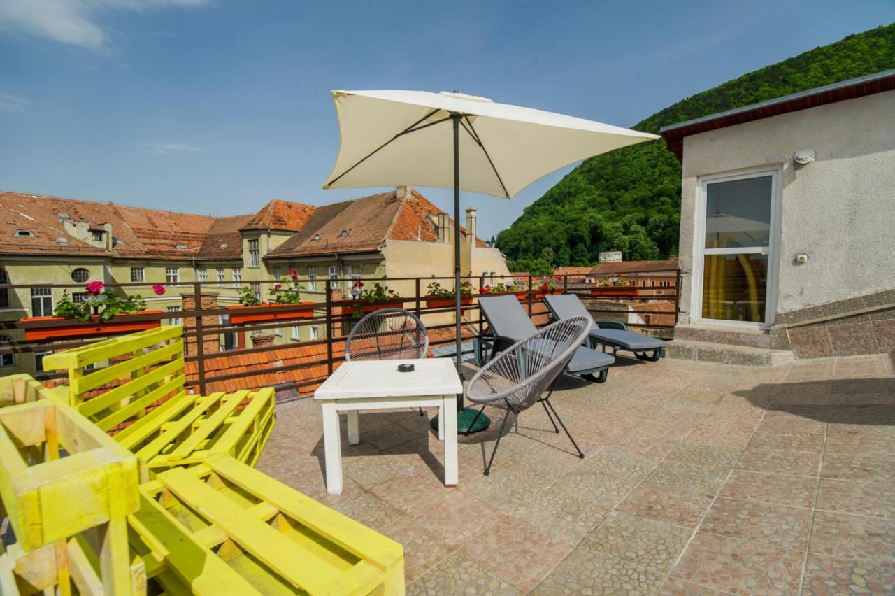 Rooftop Central Apartment Braszów Zewnętrze zdjęcie